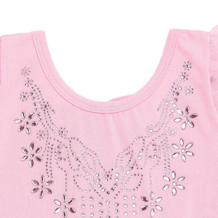 Ballet Performances Wear Leotard Comfortable Girls Dance Dress Glittering Sequins for Childrens Dance Gymnastics
