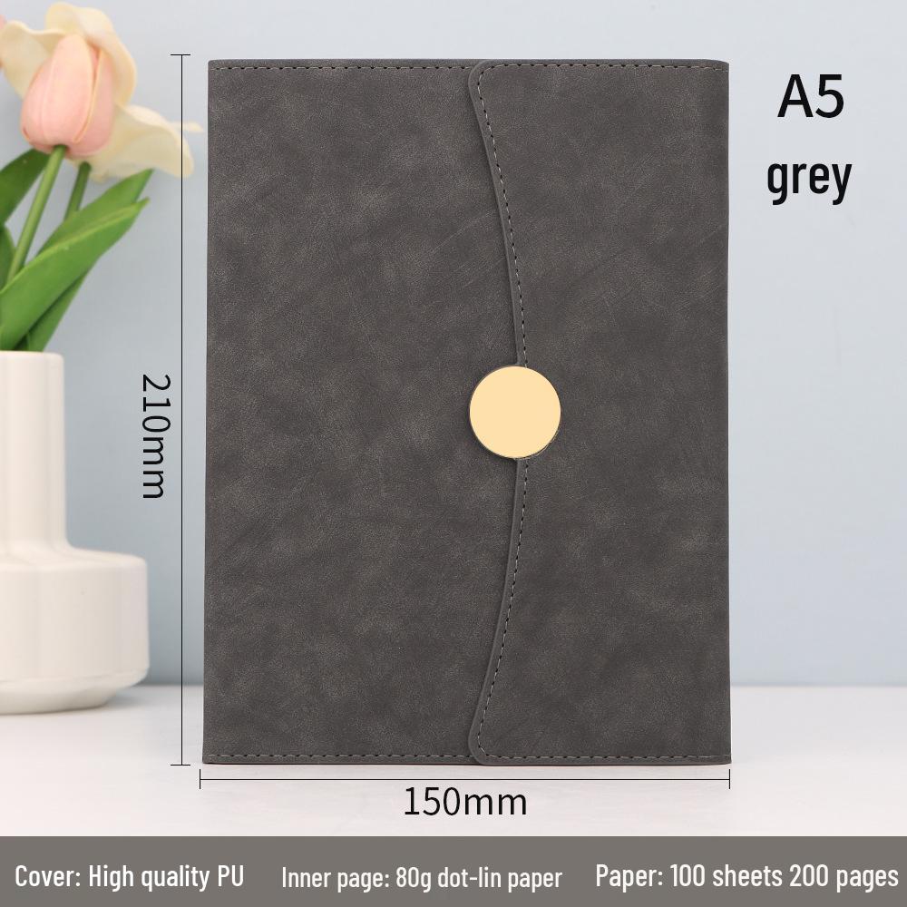 High-Grade Three-Fold Diary Notebook Gift Set with Custom Logo Printing