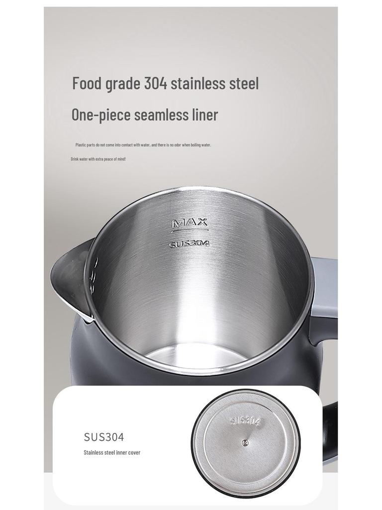 1,2L Nerezová elektrická konvice, 110V/220V, Pro domácí použití