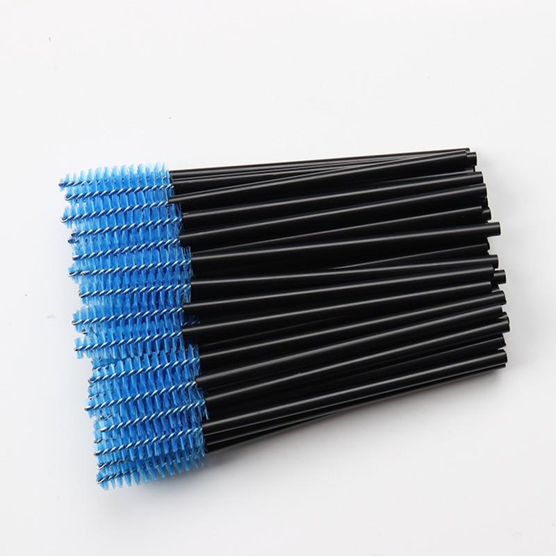 50-Pack Disposable Spiral Mascara Wands & Eyebrow Brushes