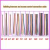Intercom Doorbell Access Control Wire: 2/3/4/5/6/8-Core Cable Connector for Visual Telephone Systems.
