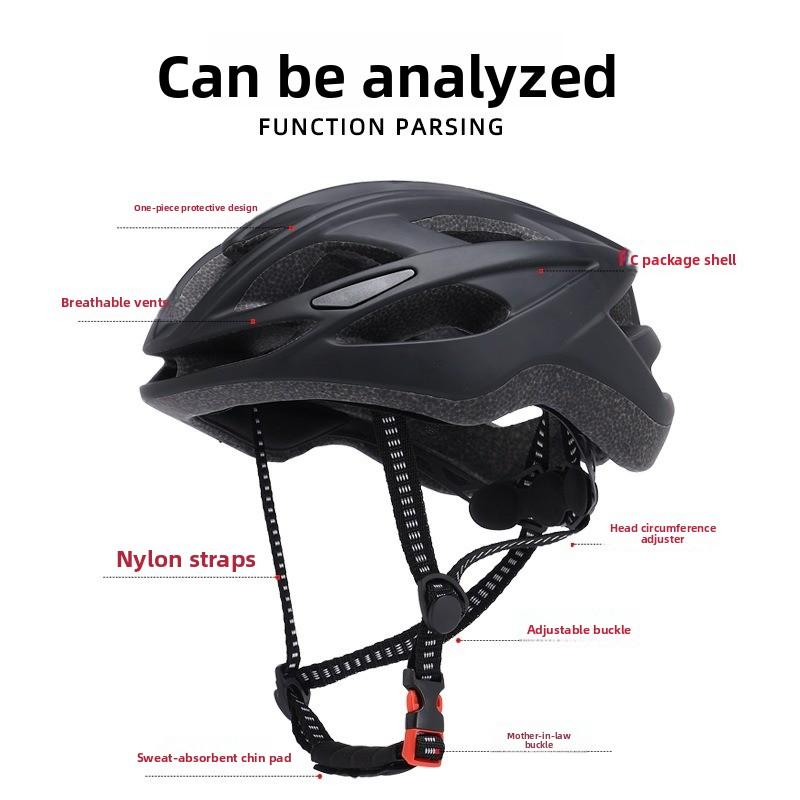 Bike Helmet Men's Summer Mountain Bike Road Bike Balance Bike General Safety Helmet Women's Cycling Gear