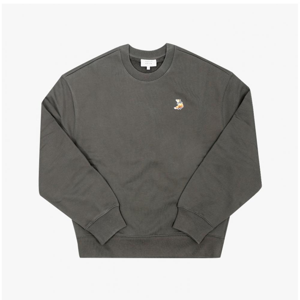 Maison Kitsune Men Dreaming Fox Patch Sweatshirt 0453 Qm00301km0341 QM00301KM0341 0453 (M)