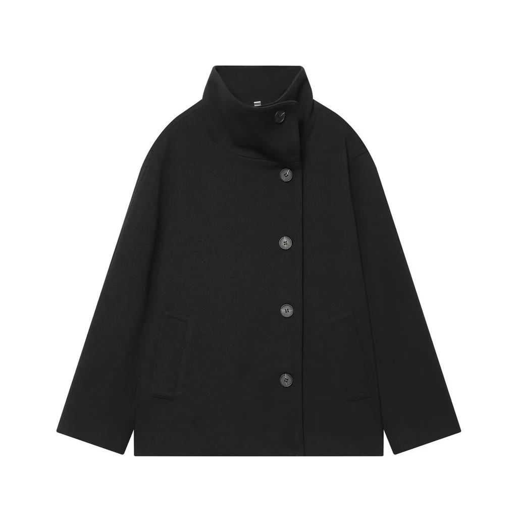 New casual loose single-breasted short coat jacket 2077319