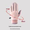Adult Windproof Winter Cycling Gloves – Thick Velvet for Cold and Frost Protection