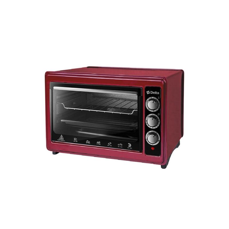 

Мини-духовка Delta D-0123 Бордовый 37л