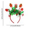 Theme Sparkling Christmas Reindeer Santa Claus Headband Year End Headwear Party