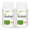 Jain Brahmi Kapseln 60 Stück X Packung mit 2 Kräuter-Tages-Wellness-Supplement Natürliche Gehirnunterstützung Traditionelle Ayurveda-Formel