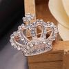Fashion Pin Crown Design Style Brooch Breastpin Vintage Wedding Gift Gold Silver Color