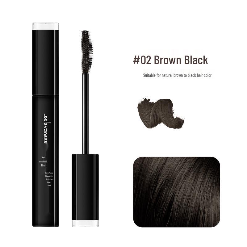 

Serenavana Смываемый карандаш для окрашивания волос - Временный маскирующий стик для седины, Несмываемый для подкрашивания корней 15ml