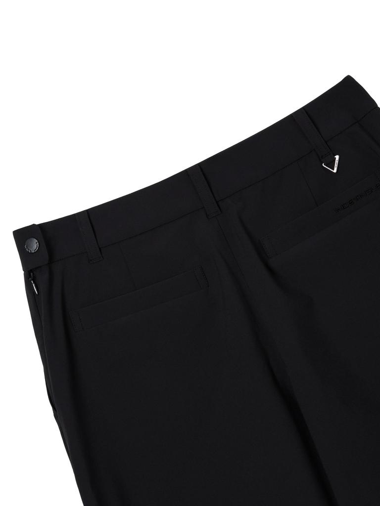 WIDEANGLE To W.Ice Cold Sense Banding Culotte Shorts L_Black