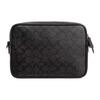 Coach Charter 24 External Magnetic Snap Pocket Signature Coated Canvas And Calfskin Medium Shoulder Crossbody Bag Men Bags Charcoal CR712-CHR