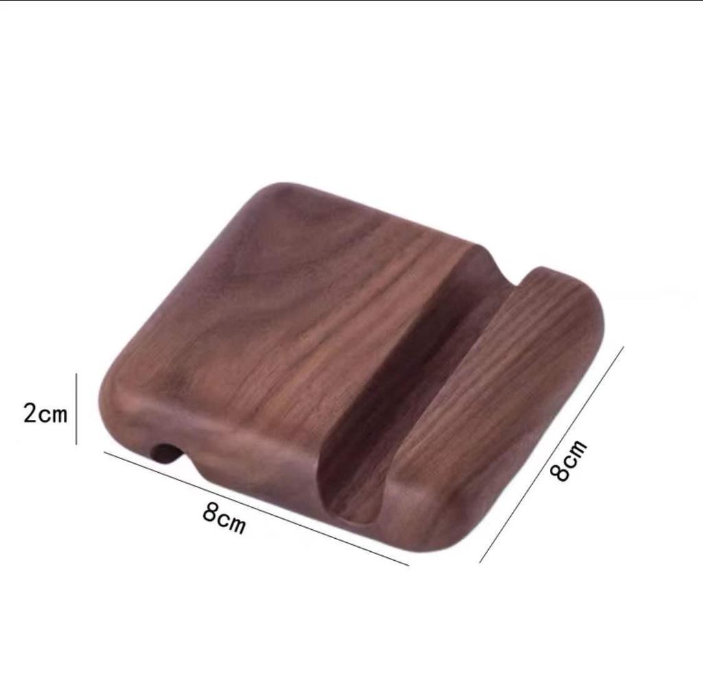 Bamboo Wood Phone Amplifier Stand: Universal Mobile and Tablet Holder