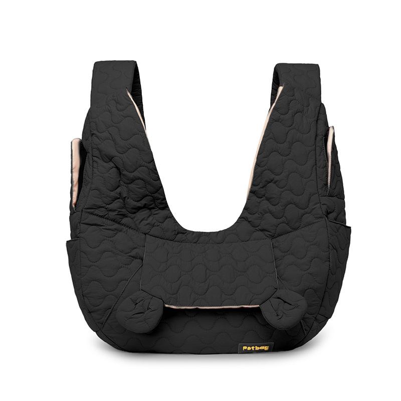Dog Backpack and Cat Backpack Extra Large Capacity Pet Chest Bag Dog and Cat Outdoor Portable Bag чёрный