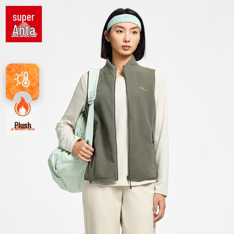 Женская спортивная жилетка Anta с флисовой подкладкой S