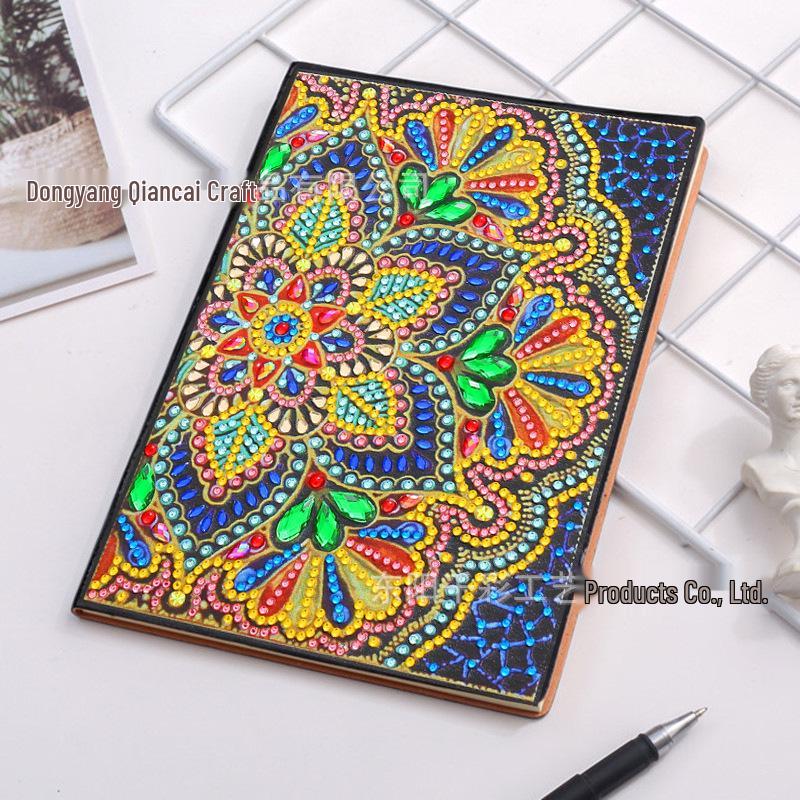 Diamond Painting DIY Notebook: Special-Shaped Shiny Design, 50 Pages, Perfect Christmas Holiday Gift