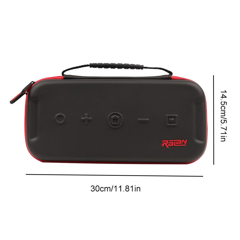 

For NS2 Game Console Storage Bag with Mesh Bag Portable Organizer Case Anti-Scratch Carrying Protective Case Gaming Accessories чёрный