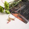 New Ocean Vacation Style Pearl Color Color Crystal Jewelry Accessories Pink Necklaces Charm Pearl Crystal Pendants