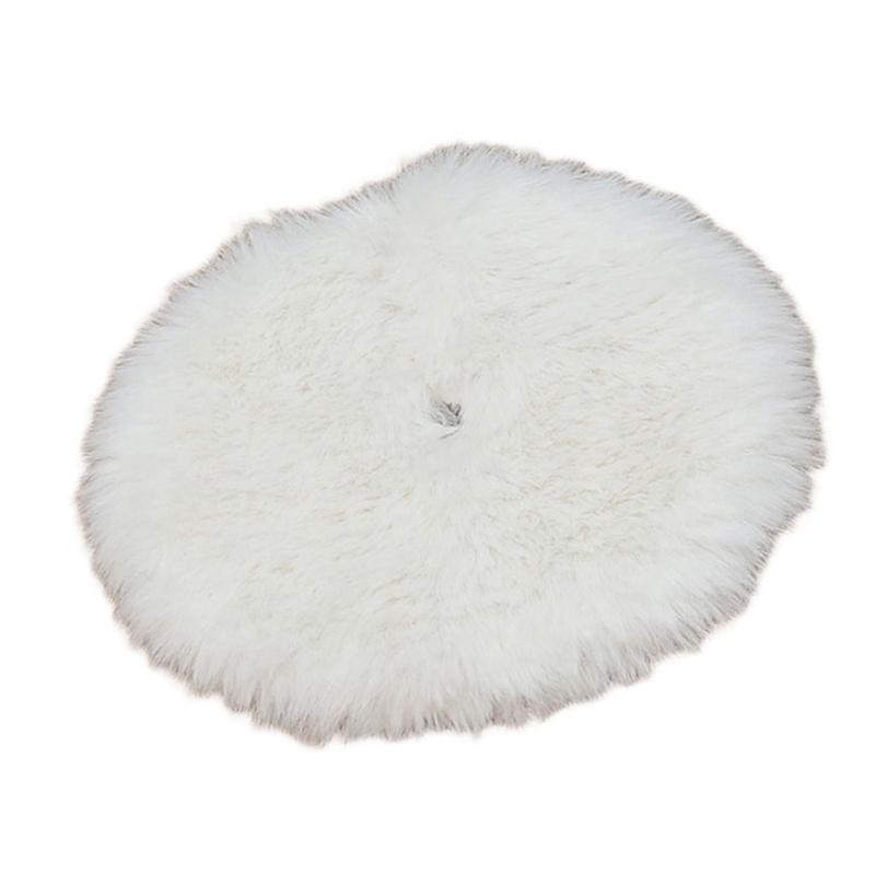 Elegant Christmas Tree Skirt Color Dress for Large Trees Home Decoration