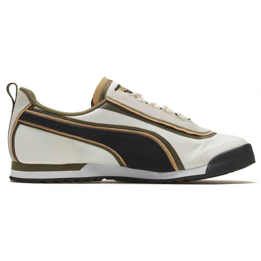 Puma Roma Alt Versatile Comfortable Low-Top Lifestyle Sneakers Unisex sneakers Beige Black 371688-04