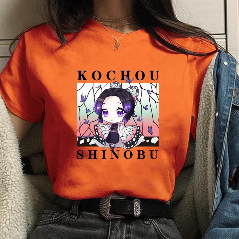 

Жіноча футболка з принтом Kawaii Kochou Shinobu Жіноча сорочка з малюнком Kochou Shinobu Жіноча мила футболка Kochou Shinobu 3XL