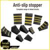 Heavy-Duty Rubber Wheel Chock