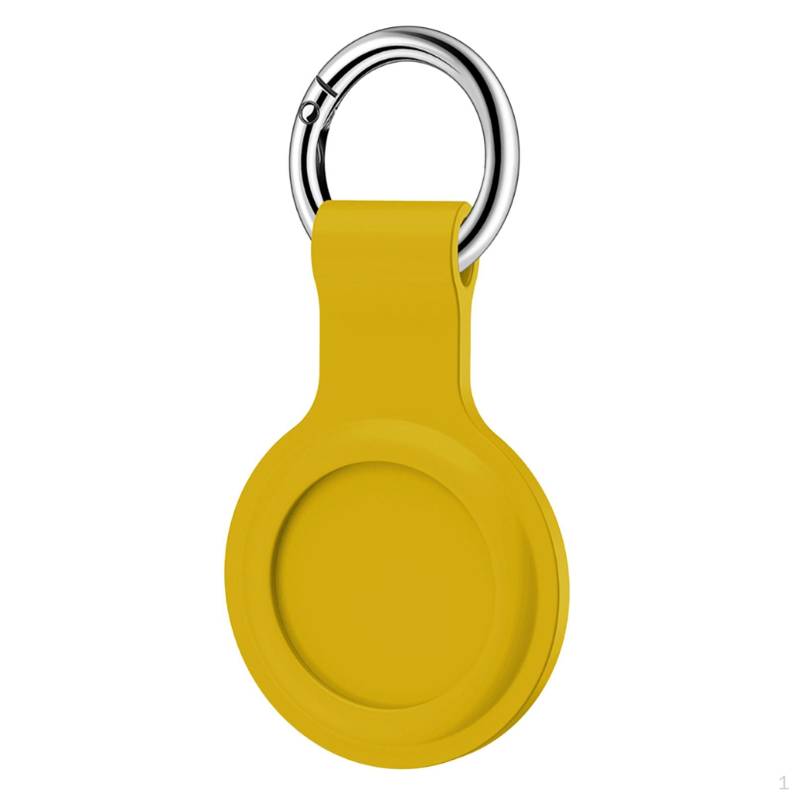 

Anti-Scratch Protective Case Keychain Shell Compatible with Holder Cover жовтий