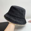 Unisex Sunscreen Panama Hat Solid Color Fabric Sunbonnet High Quality Cotton Bucket Hats