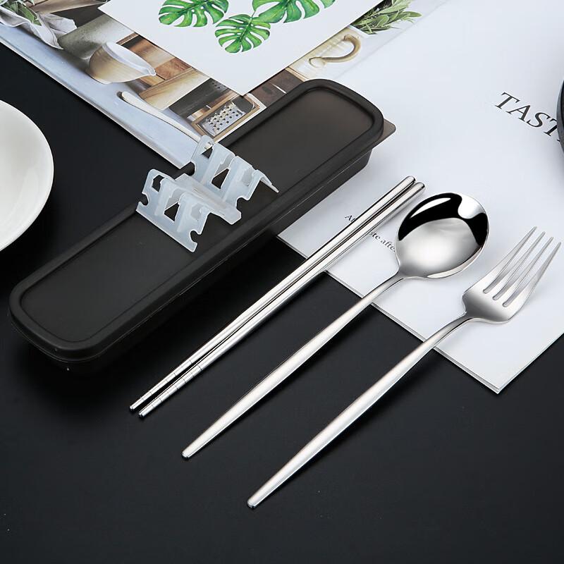 XuanRun 304 Stainless Steel New Chinese Style Portable Cutlery Set