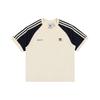adidas Originals X Sporty & Rich SS23 Striped Logo Print Casual Pullover Short Sleeve T-Shirt Women Tops White IN5251