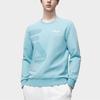 FILA Logo Print Knit Crewneck American Pullover Sweatshirt Men sweatshirt Matte-Blue F11M319214F-LB