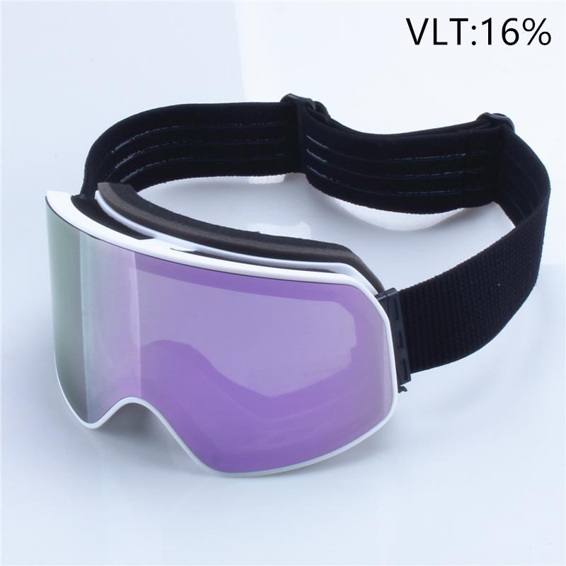 Gafas de esquí grandes para snowboard, para mujer y hombre, gafas de esquí, protección contra la nieve UV 400, gafas para adultos, doble antivaho cilíndricas
