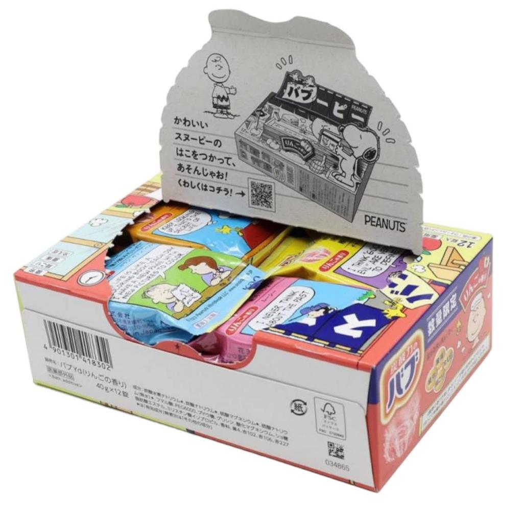 Of 1 Box Baboo Pea Kao Bab X Snoopy Collaboration Design Apple Scent 12 Tablets Mandarin Orange Scent 12 Tablets Kunutonn Original Logo H Wet Sheet