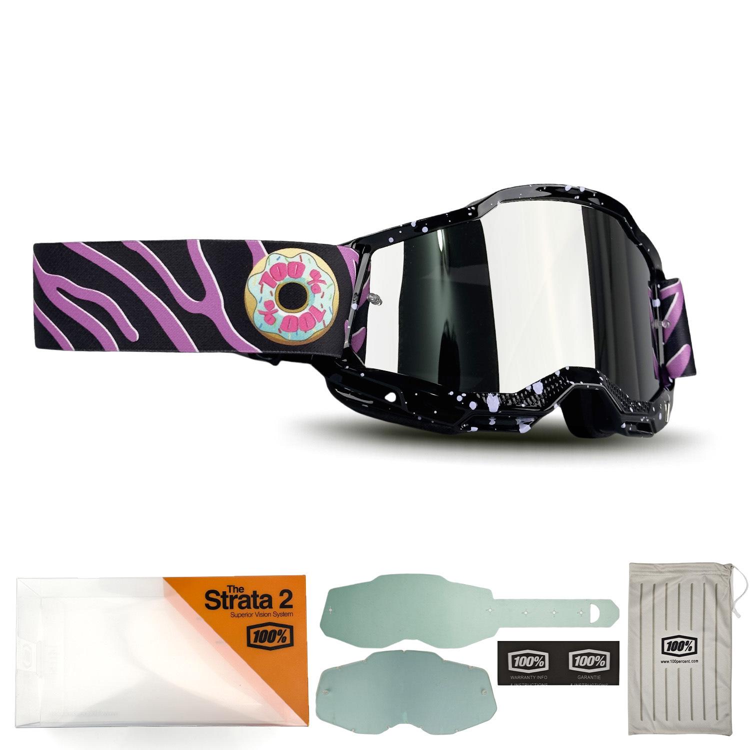Outdoor Off-Road Goggles Donut Set Motorcycle Riding Goggles Bicycle Glasses