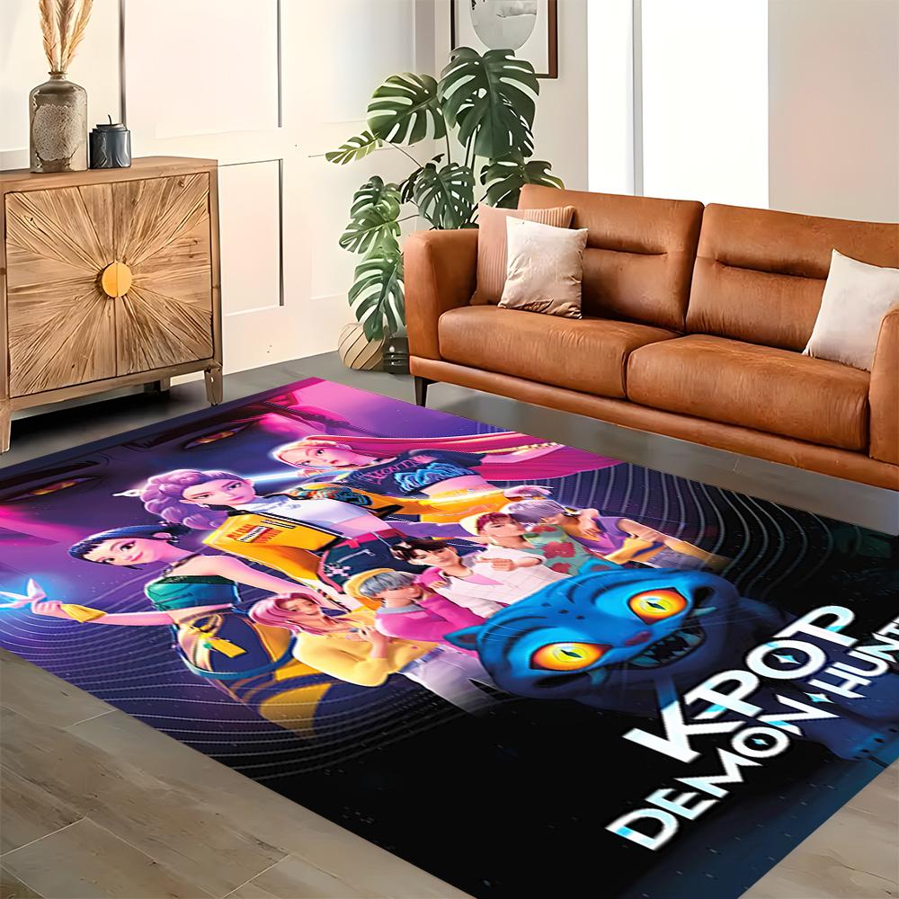 Tappeto vibrante in stile Neon Fashion Show per soggiorni, camere da letto, arredamento per la casa e come regali.