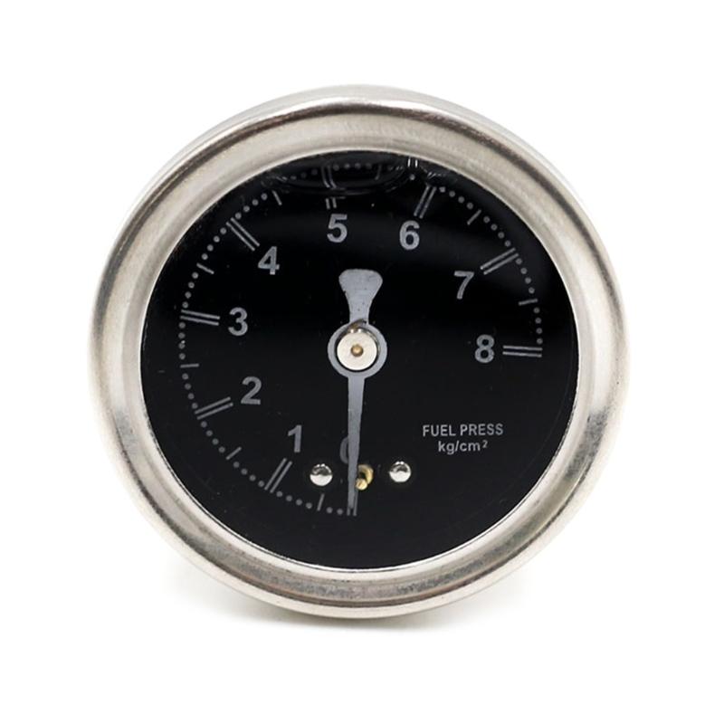 Car Oil Pressure Gauges Refitting 12V Automobile Oil Pressure Instrument 0~8Bar Pointers Style Oil Pressure Gauges