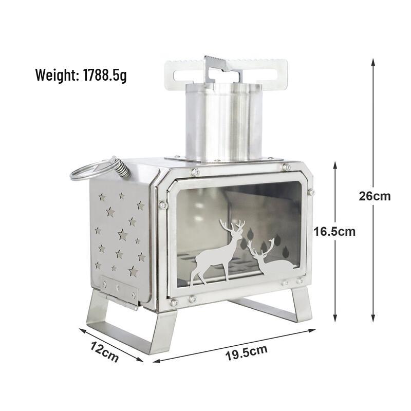 Jun Kaiwei Portable Mini Outdoor Wood Burning Stove