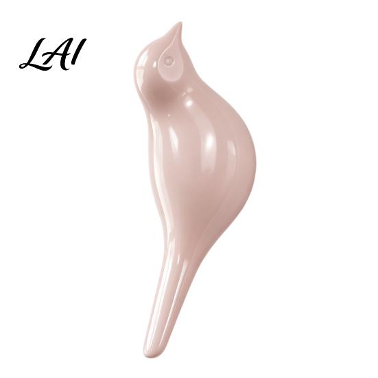 Heavy Duty Resin Hooks Bird Wall Hook Mounted Space Saving Shape Organizer Decorative Hanger for Coats Hats And Towels Unique Design
