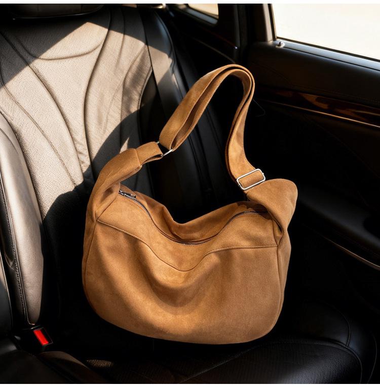 High-End Versatile Crossbody Shoulder Tote - Large Capacity, Commute-Friendly, Lazy Style