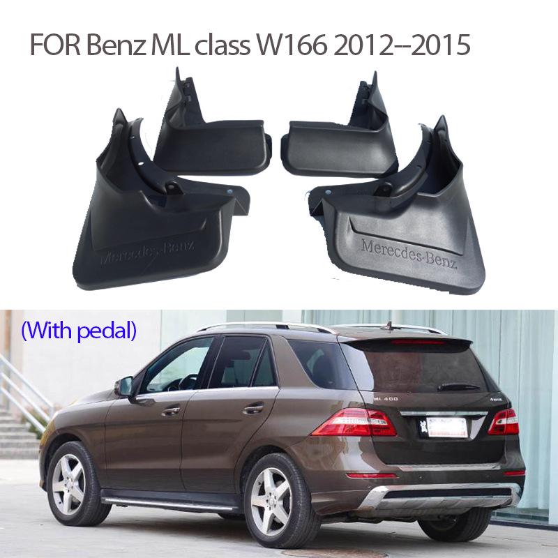Mercedes-Benz ML W166 Mudguards: Fits ML350, ML300, ML320, ML400 Mud Flaps