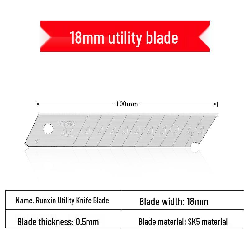 Industrial Grade Utility Knife - Durable Non-Wobbling Holder, Heavy Duty All-Steel Blade, Thickened for Cutting Wallpaper