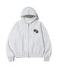 Escapefrom Initial Map Print Two-Way Zip-Up Hoodie [3 Colors]