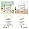Desserts Cupcakes Stand Cookie Tray Rack Tiered Serving Platter Pastry Serving Tray for Candy Dessert Cakes Cookie Wedding