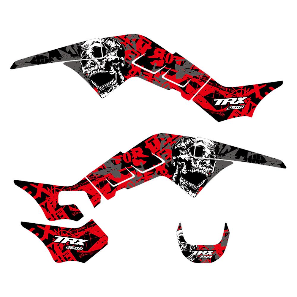 TRX450R FourTrax ATV Motorcycle Decorative Stickers (2004-2008, 2010-2016)