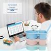 Portable Food-grade Silicone Snack Containers Trip Outdoor Lunch Fruit Food Lunch Box Storage Holder Banana Trip Outdoor Box