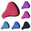 Bicycle Saddle 3D Soft Bike Seat Cover Cycling Silicone Seat Cushion Cycling Breathable Saddle Comfortable Bicycle Bike