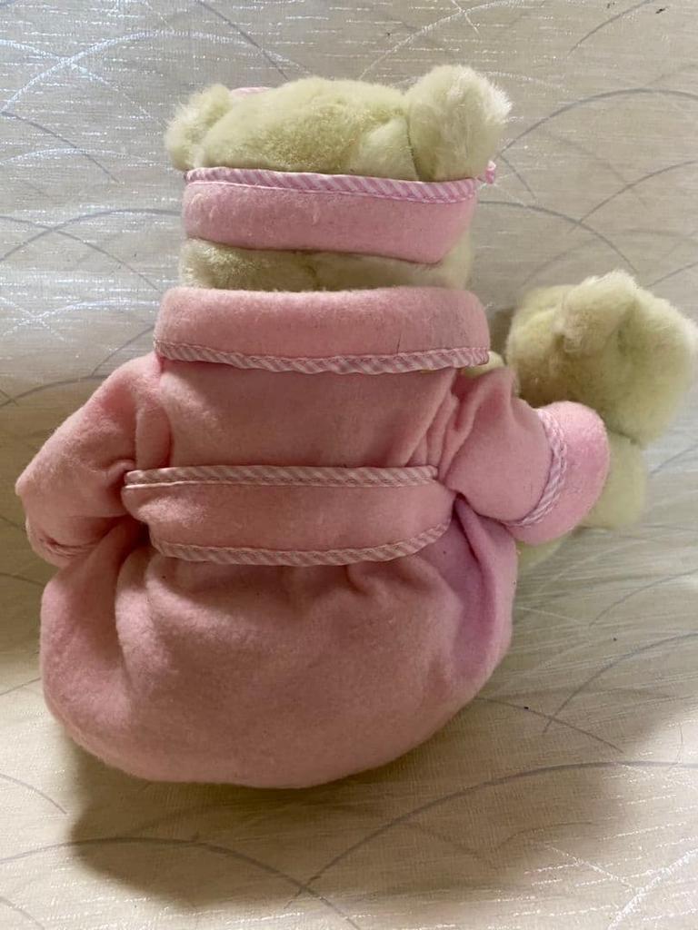 [USED] Teddy bear stuffed toy bear doll singing talking English study parent and child