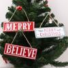 Creative Christmas Welcome Card DIY Christmas Sign Plaque New Christmas Pendant  Merry Christmas