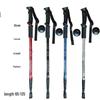 3-Section Aluminum Trekking Pole: Lightweight, Portable Hiking Stick for Outdoor, Nordic Walking, and Mountain Climbing.