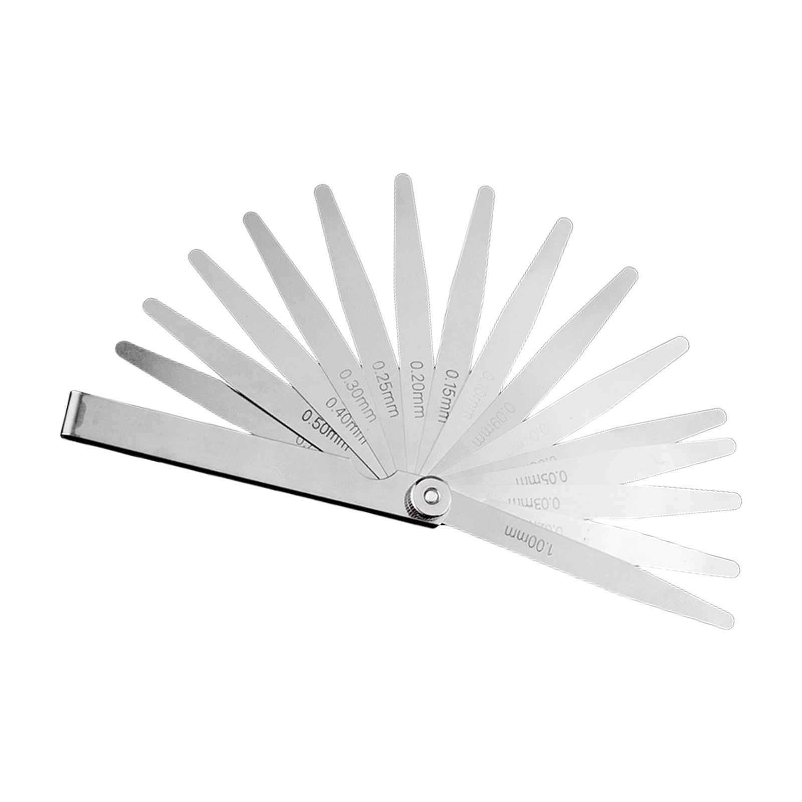

Double Marked Feeler Gauge Set in Stainless Steel for Multifunctional Measuring Needs Mechanical Instrument Calibration